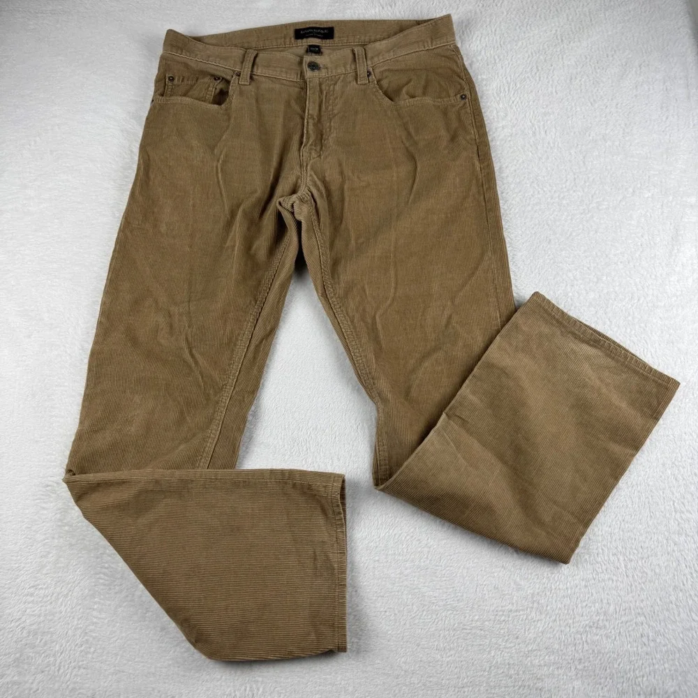 Vintage Banana Republic Corduroy Pants Mens 32x30 Tan‎ Straight 100% Cotton